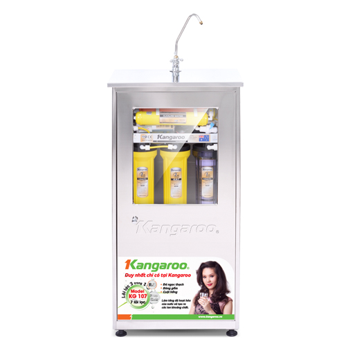Máy lọc nước Kangaroo KG107 7 lõi lọc vỏ inox nhiễm từ