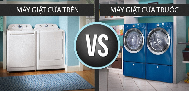 So sánh máy giặt lồng ngang và máy giặt lồng đứng 