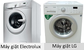 Nên mua máy giặt cửa ngang LG hay Electrolux ?
