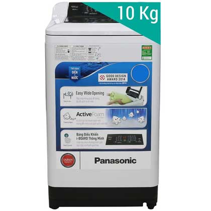 Máy giặt Panasonic NA-F100X1LRV, lồng đứng, 10 Kg
